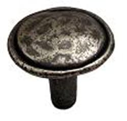 Laurey Merlot 1-3/8" (35 mm) Diameter Antique Pewter Knob, 37406