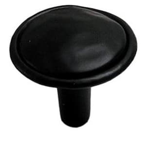 Laurey Merlot 1-3/8" (35 mm) Diameter Iron Black Knob, 37420