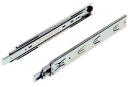 Hettich 10" Over Travel Standard Ball Bearing Drawer Slide KA 4932 Series, Unhanded Side Mount Zinc  - 1071901
