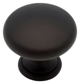 Liberty Builders Program Series 1-1/4" (32 mm) Diameter Flat BlackKnob, - PN2001-FB-C