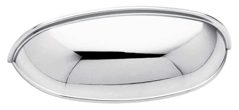 Liberty 4-3/16" (106 mm) Length Polished Chrome Cup Pull, - PN1053-PC-C