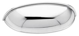 Liberty 4-3/16" (106 mm) Length Polished Chrome Cup Pull, - PN1053-PC-C