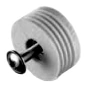 Drawer Front Adjusters 25 mm Diameter, Brown Zinc