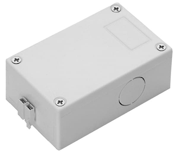 Fluorescent Light Fixture Hardware Box with Switch