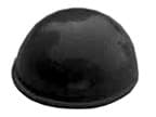 Bumpon Quiet Protective Bumper, Hemispherical, Clear/Transparent, 144/Sheet