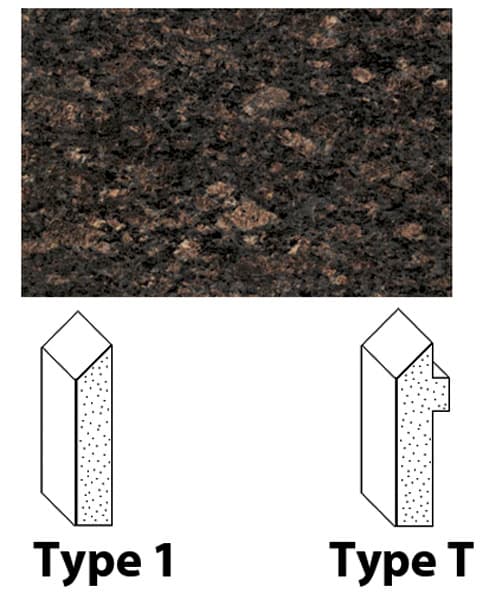 TYPE 1 BEVEL EDGE KERALA GRANITE 12 ft Molding