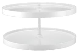 Rev-A-Shelf LD Series 17-3/8"H White Bottom Mount Hardware. 2 Shelves - LD-20BM2-04-5