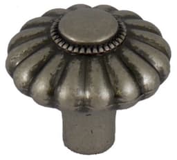 PRO Value Elite II Series Weathered Nickel 1-1/4" (32 mm) Diameter Knob, - SZELII9-WN