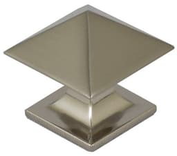 PRO Value Elite I Series Satin Nickel 1-1/4" (32 mm) L x 1-1/4" (32 mm) W Knob, - SZELI3-SN