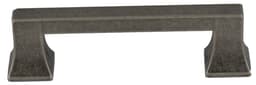 Elite I Series Zinc Die Cast Pulls 3" & 3-3/4" c/c Weathered Nickel Finish, SZELI5-WN