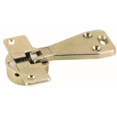 90˚ Opening Fascia Hinge With Spring, 45mm Bore Pattern, Nickel-Plated
