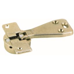 90˚ Opening Fascia Hinge With Spring, 45mm Bore Pattern, Nickel-Plated