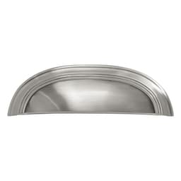 PRO LUXE Summit Series 3" (76 mm) Center to Center Satin Nickel Cup Pull, - SZ4SN