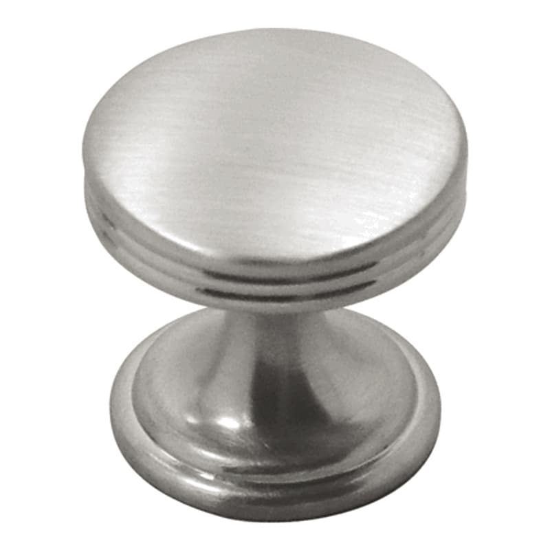 PRO LUXE Bistro Series Satin Nickel 1" (25 mm) Diameter Knob, - SZ6SN