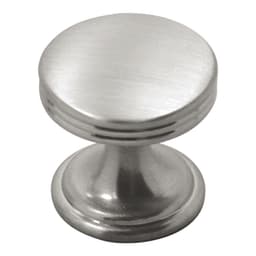 PRO LUXE Bistro Series Satin Nickel 1" (25 mm) Diameter Knob, - SZ6SN
