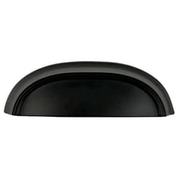 PRO LUXE Summit Series 3" (76 mm) Center to Center Matte Black Cup Pull, - SZ4MB