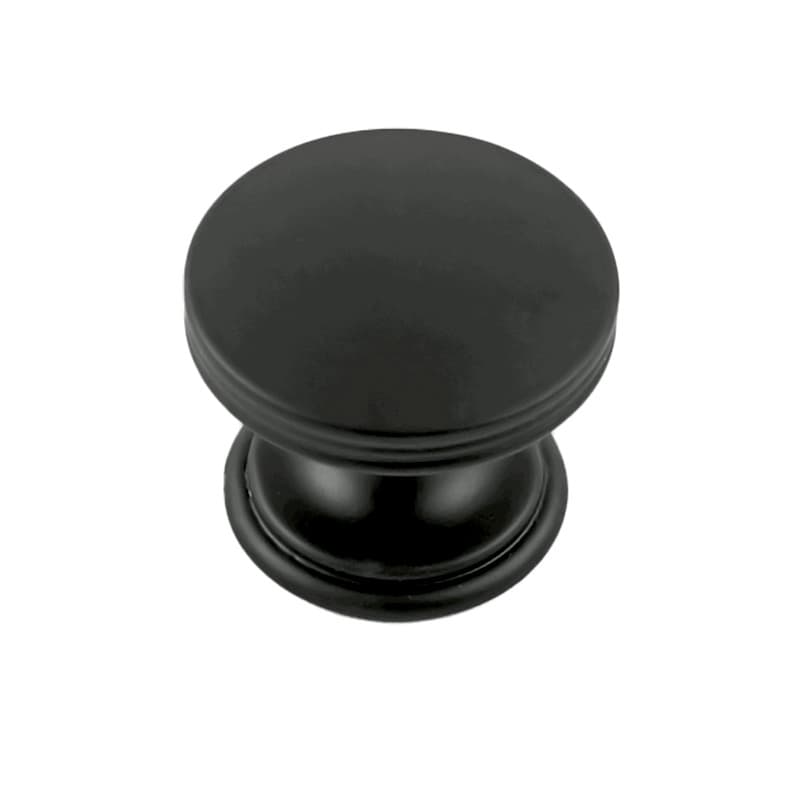 PRO LUXE Bistro Series Matte Black 1-3/8" (35 mm) Diameter Knob, - SZ7MB