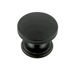 PRO LUXE Bistro Series Matte Black 1-3/8" (35 mm) Diameter Knob, - SZ7MB
