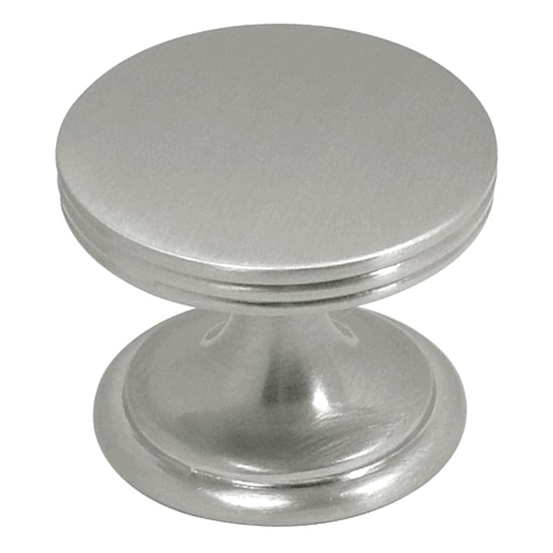 PRO LUXE Bistro Satin Nickel 1-3/8" (35 mm) Diameter Knob, SZ7SN