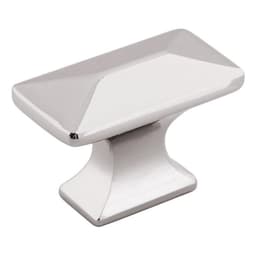 PRO LUXE Cabana Series Polished Nickel 1-1/4 in (32 mm) L x 11/16 in (17 mm) W Knob, -SZ1614