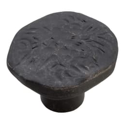 PRO LUXE Vintage Series Black Iron 1-1/2" (38 mm) Diameter Knob, - SZ20BI