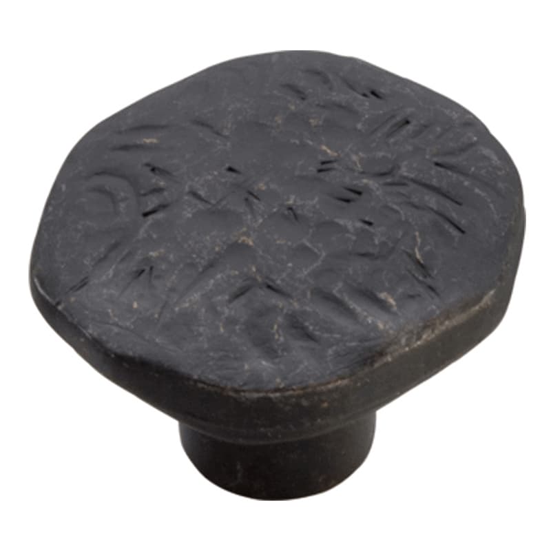 PRO LUXE Vintage Black Iron 1-1/2" (38 mm) Diameter Knob, SZ20BI