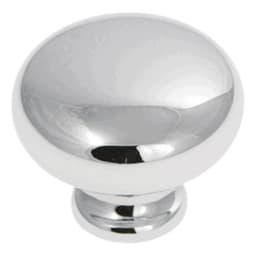 PRO LUXE Chalet Series Polished Chrome 1-1/4" (32 mm) Diameter Knob, - SZ32CH