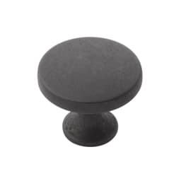 PRO LUXE Transcribe Series Black Iron 1-3/8" (35 mm) Diameter Knob, - SZ56BI