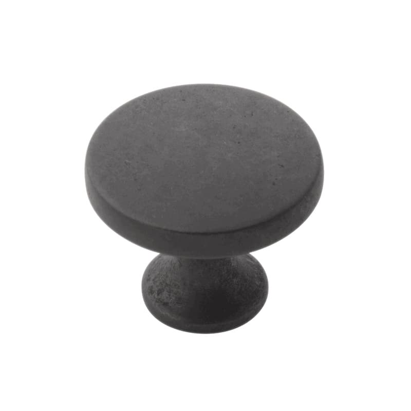 PRO LUXE Transcribe Black Iron 1-3/8" (35 mm) Diameter Knob, SZ56BI