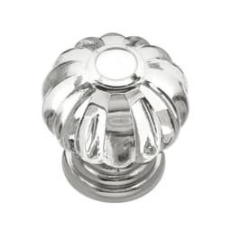 PRO LUXE Zen Series Crysacrylic/Polished Nickel 1-1/8" (29 mm) Diameter Knob, - SZ51CA14