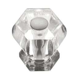 PRO LUXE Zen Series Crysacrylic/Polished Nickel 1-3/16" (30 mm) Diameter Knob, - SZ52CA14