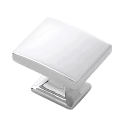 PRO LUXE Transcribe Series Chrome 1-7/16 in (37 mm) L x 1-1/4 in (32 mm) W Knob, -SZ57CH