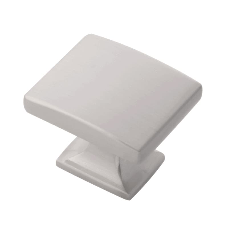 PRO LUXE Transcribe Series Satin Nickel 1-7/16 in (37 mm) L x 1-1/4 in (32 mm) W Knob, -SZ57SN