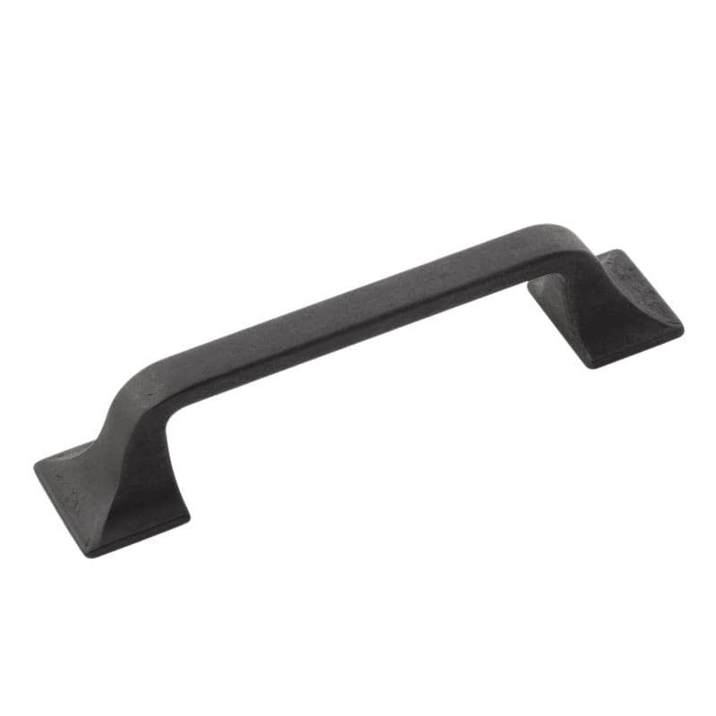 PRO LUXE Transcribe 3-3/4" (96 mm) Center to Center Black Iron Pull, SZ58BI
