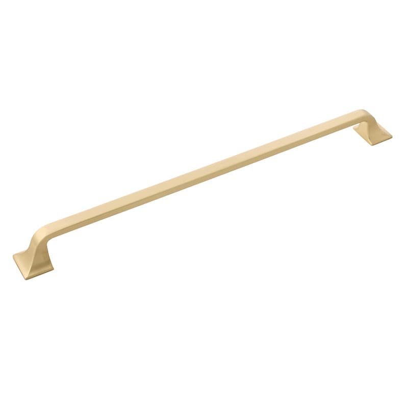 PRO LUXE Transcribe 12" (305 mm) Center to Center Brushed Golden Brass Pull, SZ59BGB