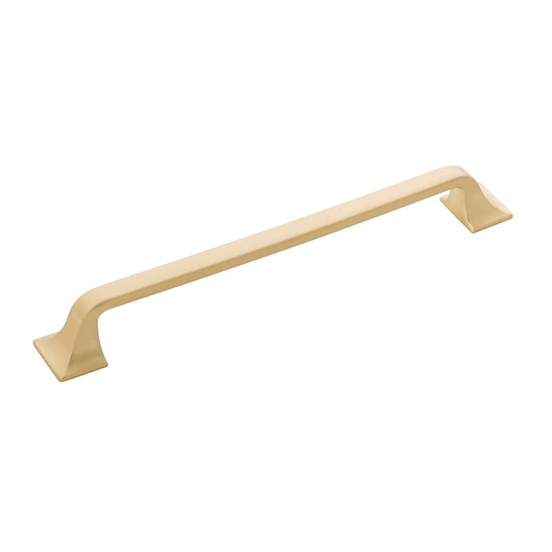 PRO LUXE Transcribe Series 7-9/16" (192 mm) Center to Center Brushed Golden Brass Pull, - SZ62BGB