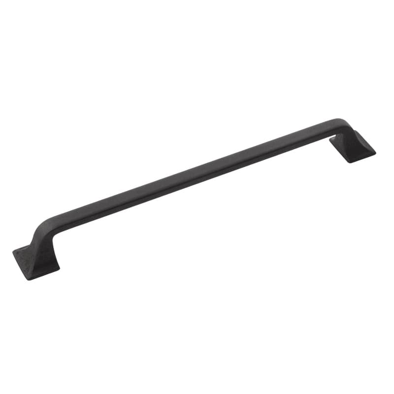 PRO LUXE Transcribe 8-13/16" (224 mm) Center to Center Black Iron Pull, SZ63BI