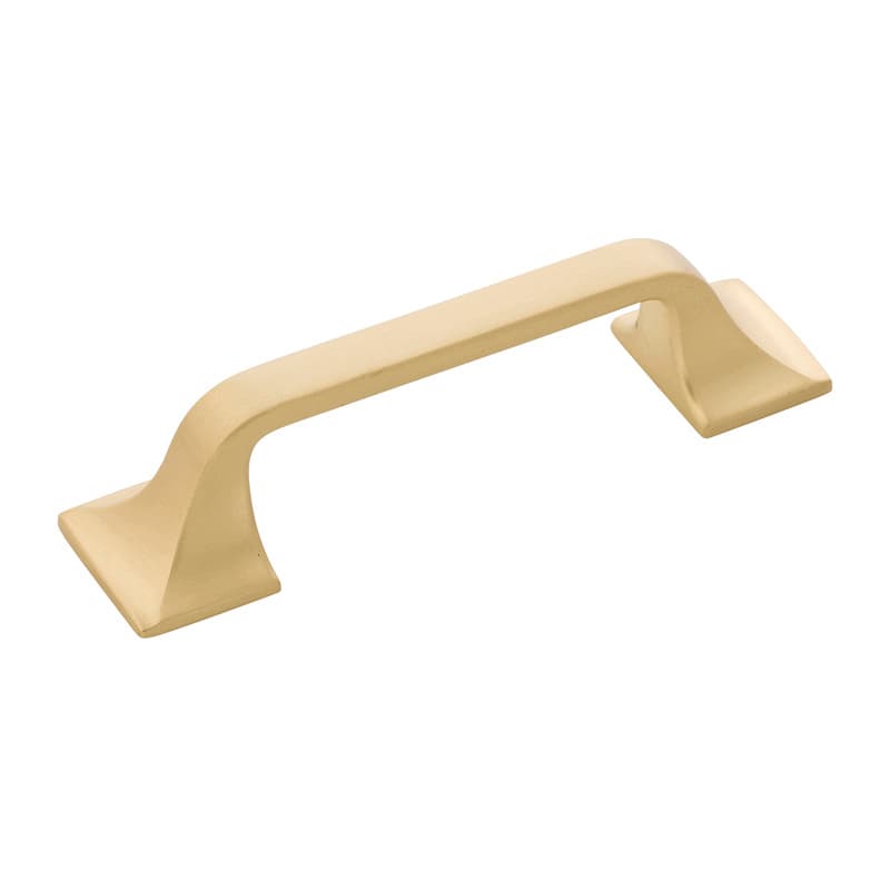 PRO LUXE Transcribe Pull 3" (76 mm) Center to Center, Brushed Golden Brass, SZ64BGB