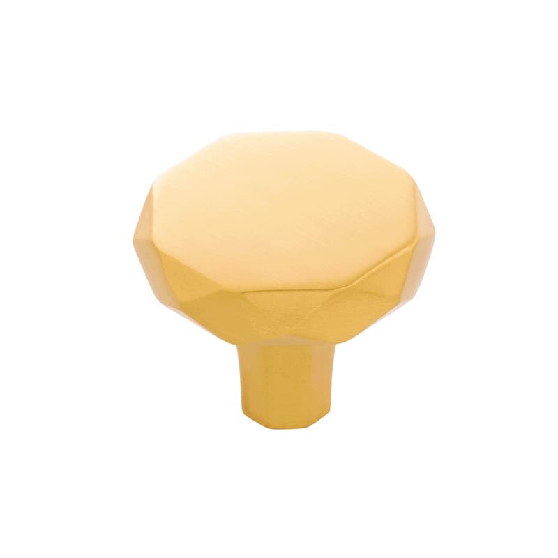 PRO LUXE Vista Series Brushed Golden Brass 1-1/4" (32 mm) Diameter Knob, - SZ72BGB