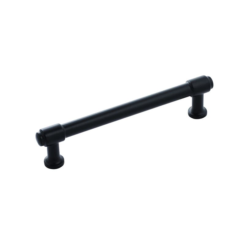 PRO LUXE Refined 5-1/16" (128 mm) Center to Center Matte Black Pull, SZ94MB