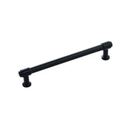 PRO LUXE Refined Series 6-5/16" (160 mm) Center to Center Matte Black Pull, - SZ95MB