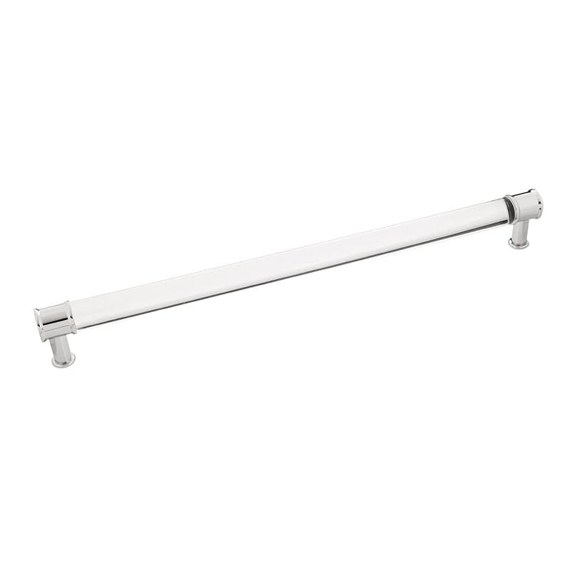 PRO LUXE Lucent 12" (305 mm) Center to Center Crysacrylic/Chrome Pull, SZ79CACH