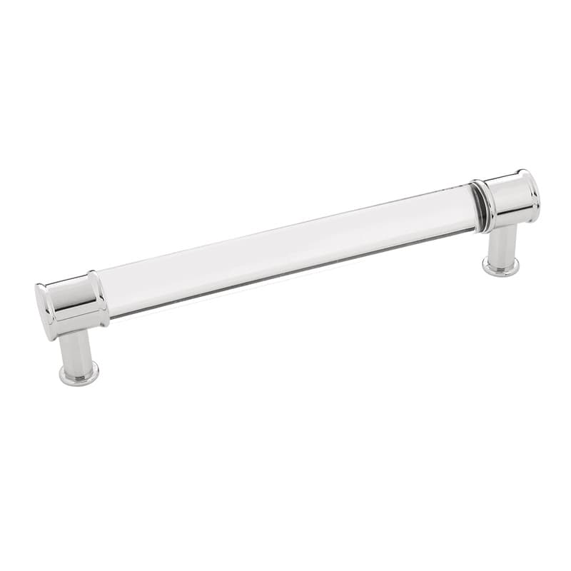 PRO LUXE Lucent Series 6-5/16" (160 mm) Center to Center Crysacrylic/Chrome Pull, - SZ81CACH