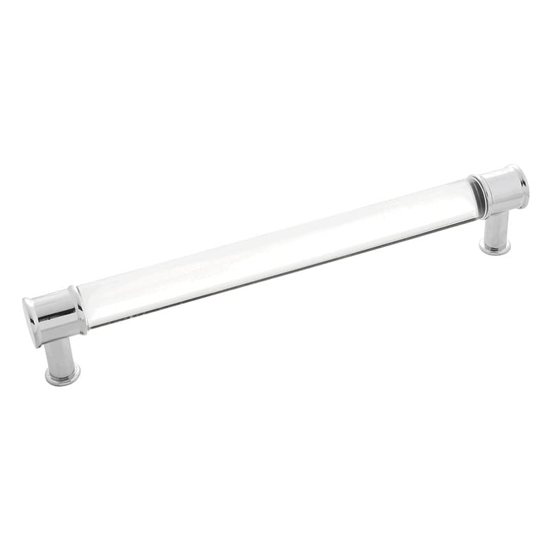 PRO LUXE Lucent Series 7-9/16" (192 mm) Center to Center Crysacrylic/Chrome Pull, - SZ82CACH