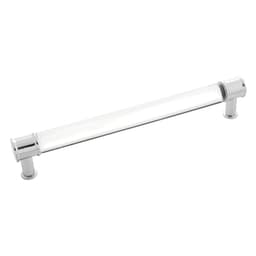 PRO LUXE Lucent Series 7-9/16" (192 mm) Center to Center Crysacrylic/Chrome Pull, - SZ82CACH