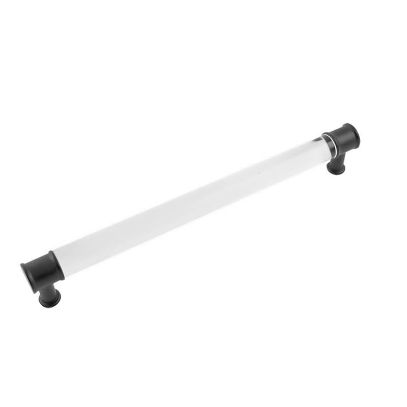 PRO LUXE Lucent Pull 8-13/16" (224 mm) Center to Center, Crysacrylic/Matte Black, SZ83CAMB