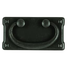 PRO LUXE Rustic Series 1-1/2" (38 mm) Center to Center Black Mist Antique Pull, - SZ84BMA