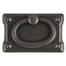 PRO LUXE Rustic Series 1-1/8" (29 mm) Center to Center Black Mist Antique Pull, - SZ86BMA