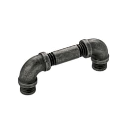 PRO LUXE Ironwerks Series 3" (76 mm) Center to Center Black Nickel Vibed Pull, - SZ90BNV