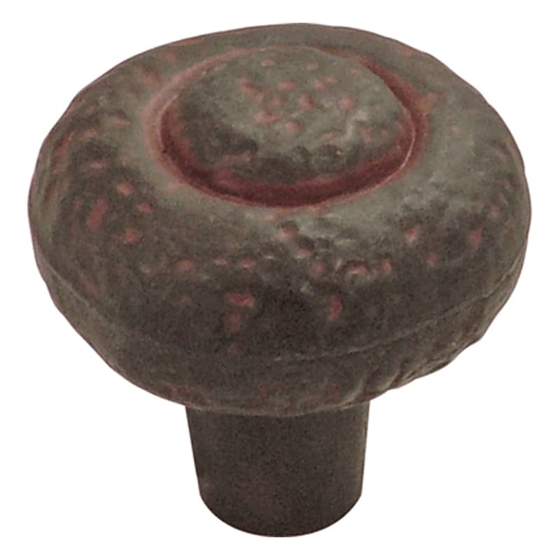 PRO LUXE Countryside Series Rustic Iron 1-1/4" (32 mm) Diameter Knob, - SZ104RI
